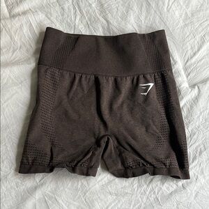 Brown gymshark vital seamless shorts